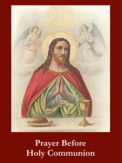 Prayer Before Holy Communion Card